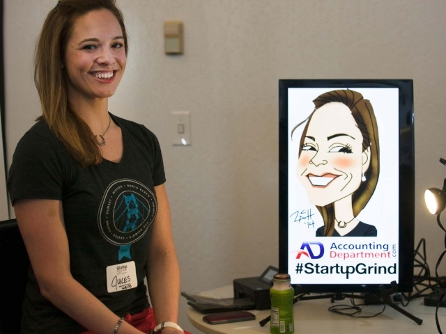 Caricature at Startup Grind 2014
