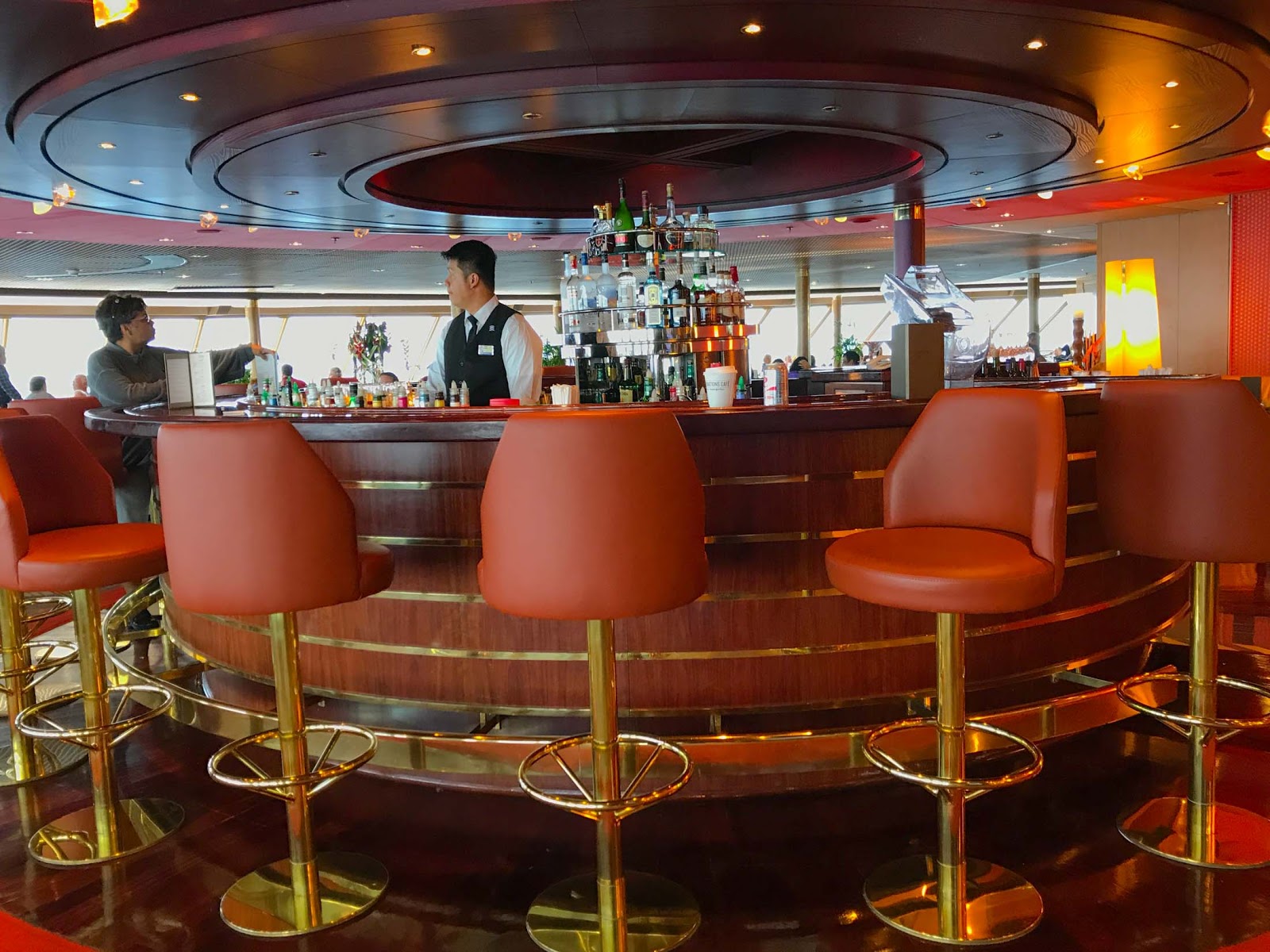 Bar in Crow's Nest on Oosterdam