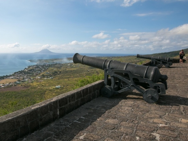 Cannons at Brimstone Hill Fortress, St. Kitts