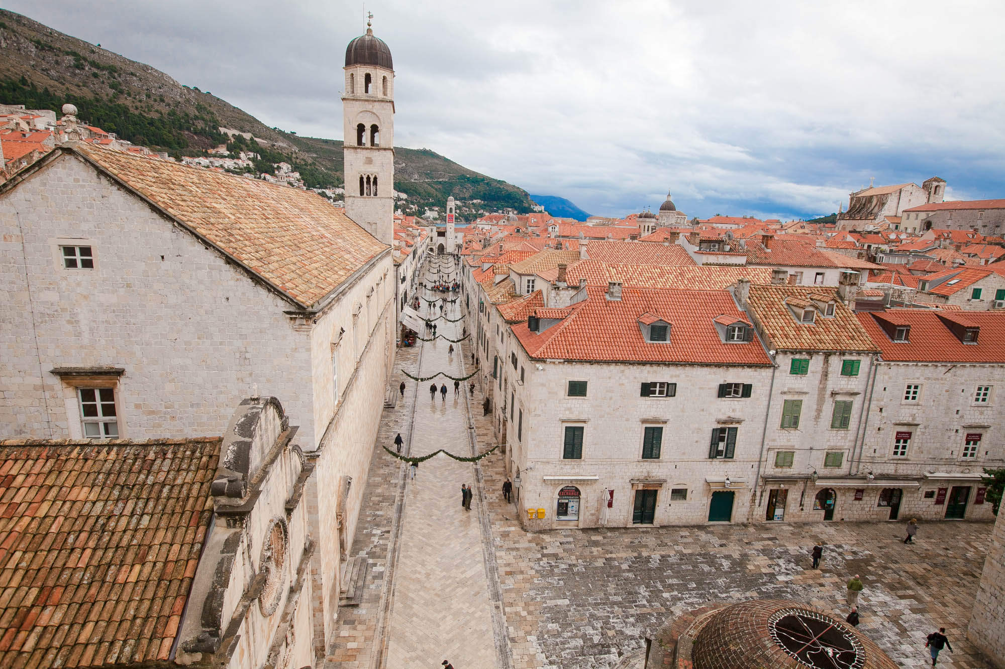 Dubrovnik main thoroughfare