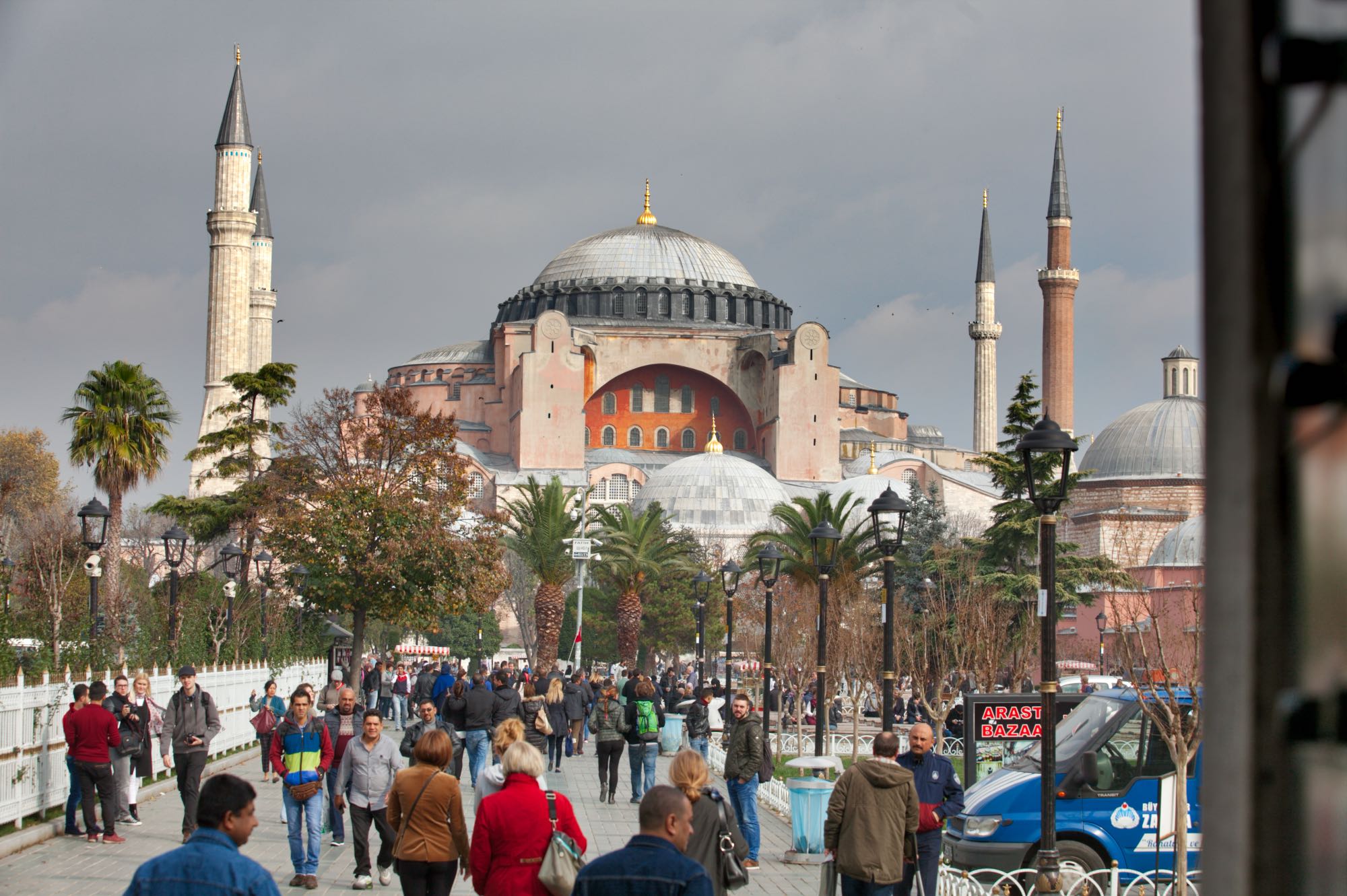 Hagia Sophia seen from Blue Mosque