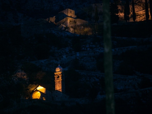 Kotor trail at twilight