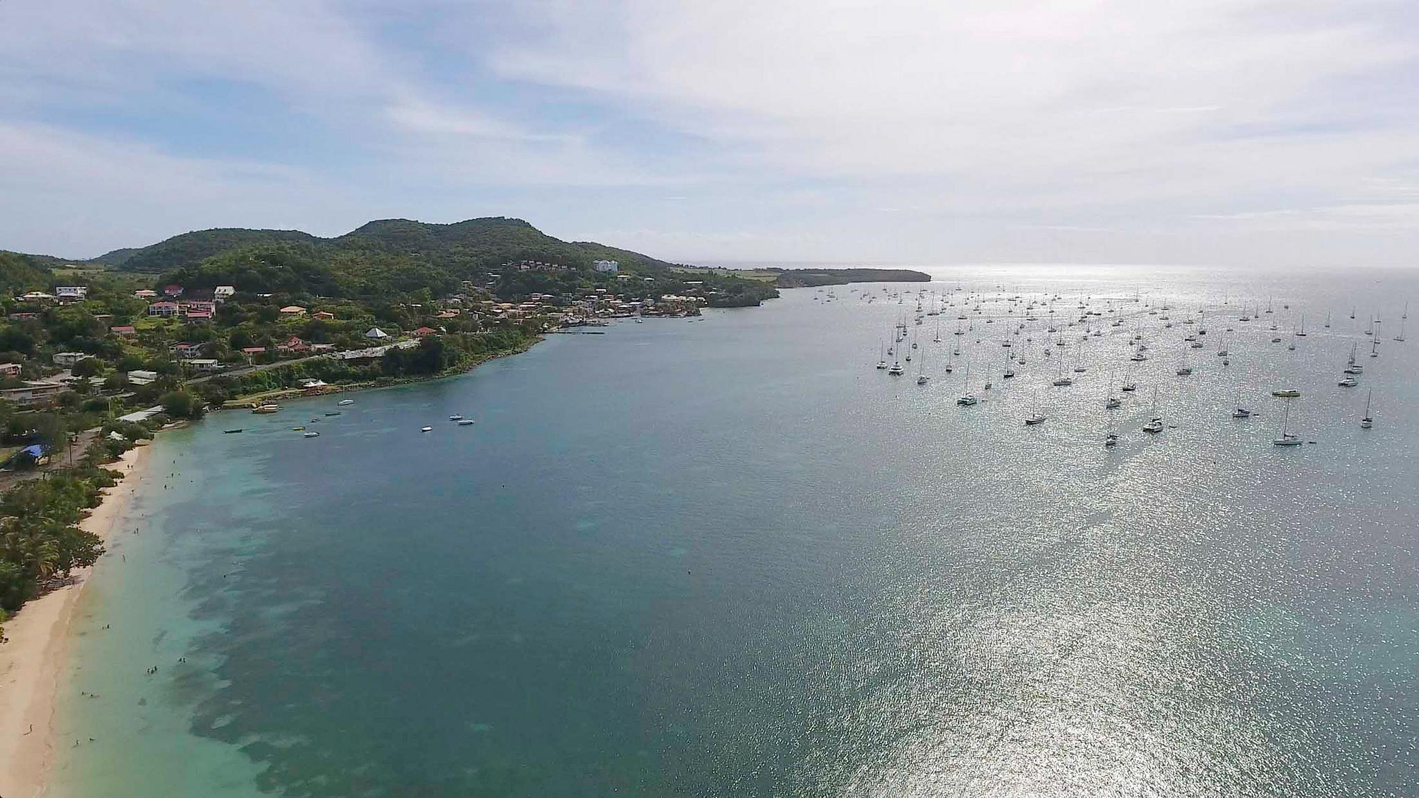 Le Marin drone footage