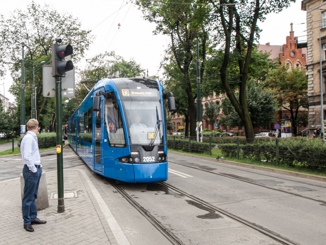 Light rail in Krakow