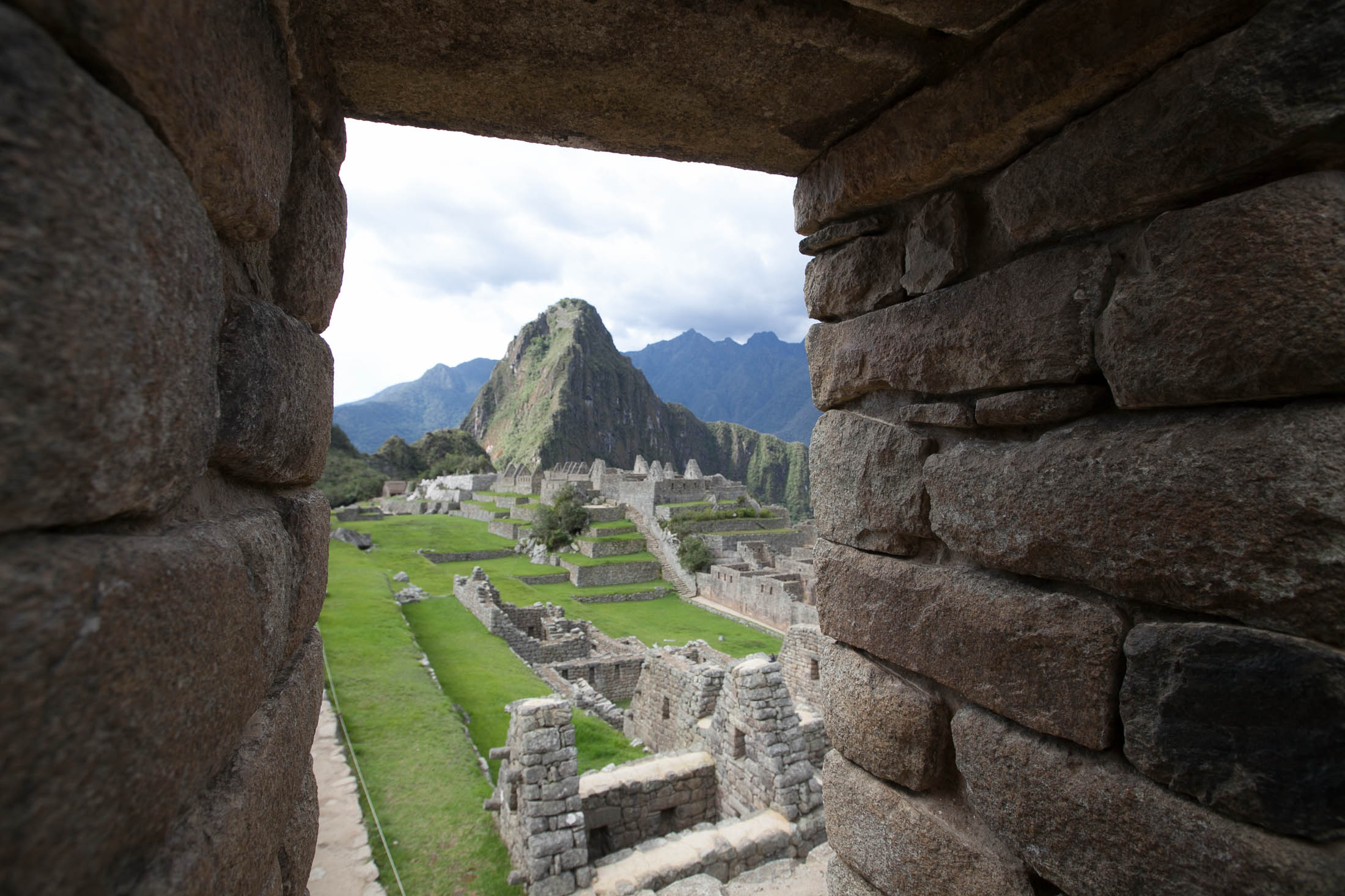 Machu Picchu window view