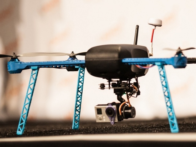 The Iris multicopter from 3D Robotics at Launch 2014