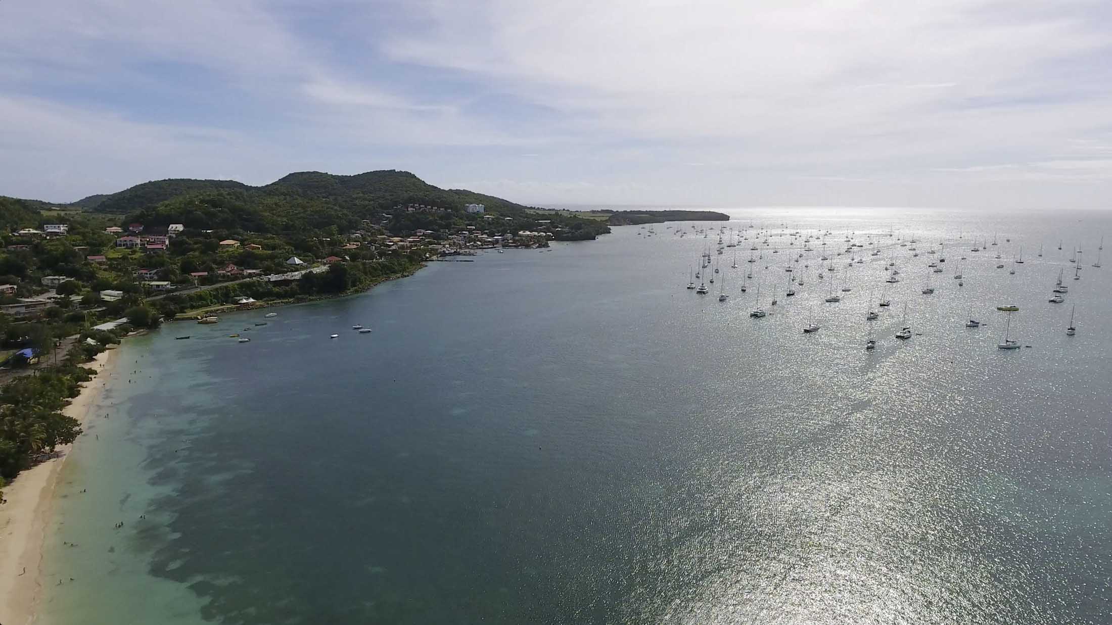 Le Marin landscape (drone shot)