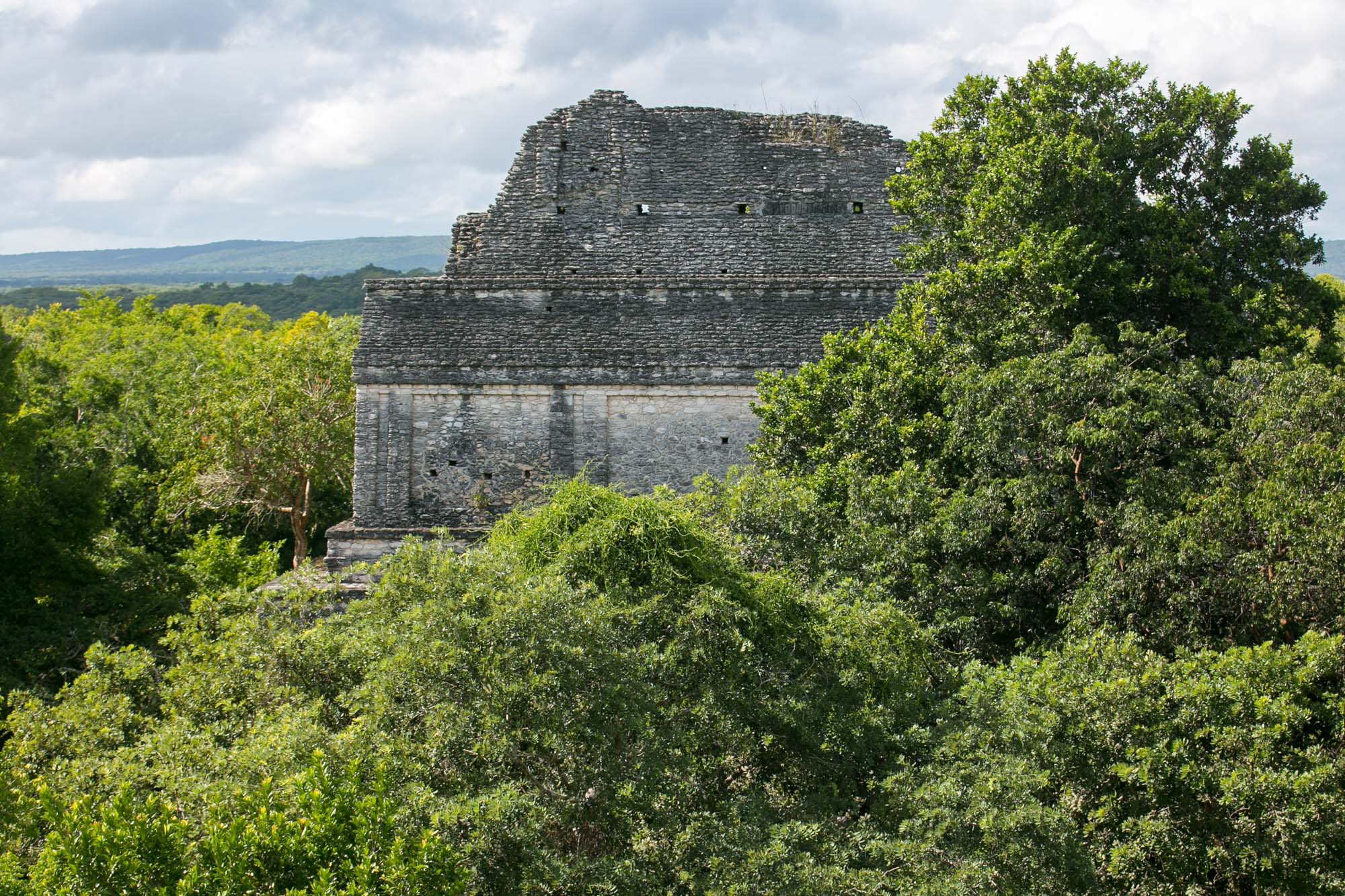 Mayan ruins of Dzibanche in Mexico